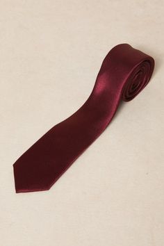 Say hello to our Mens Max Tie, now available in a luxurious wine satin fabric. Just in time for fall weddings. The self-tie style allows for a comfortable fit every time. Perfect for any occasion, this tie is sure to elevate your look. Elegant Fitted Burgundy Suit And Tie Accessories, Elegant Burgundy Fitted Suit And Tie Accessories, Elegant Burgundy Suit And Tie Accessories For Semi-formal Occasions, Elegant Burgundy Tie For Formal Occasions, Elegant Burgundy Ties For Semi-formal Occasions, Elegant Burgundy Ties For Weddings, Satin Fitted Ties For Semi-formal Occasions, Fitted Burgundy Ties For Black Tie Events, Satin Ties For Formal Occasions