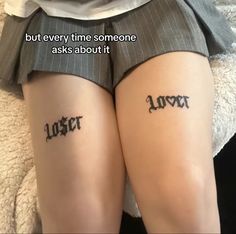 Tomorrow By Together Tattoo, Lover Loser Tattoo, Loser Lover Tattoo, Txt Tattoos, Kpop Tattoo Ideas, Kpop Tattoo, Cute Tats