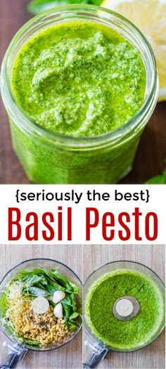 basil pesto is the best pesto to use in salads and desserts