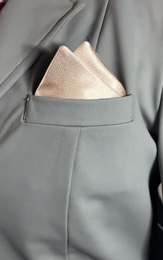 Prefolded pocket square. This Prefolded pocket square tucks neatly into the breast pocket of any equestrian coat or suit jacket. Structure is added to this pocket square making it easily tuck in and removed for a quick change between classes or coats. Elegant Gold Blazer For Business, Luxury Classic Pocket Square For Wedding, Tailored Elegant Pocket Square For Formal Occasions, Elegant Tailored Pocket Square For Formal Occasions, Elegant Business Pocket Square, Classic Rectangular Pocket Square For Formal Events, Elegant Formal Pocket Square, Elegant Solid Pocket Square For Business, Elegant Solid Color Pocket Square For Business