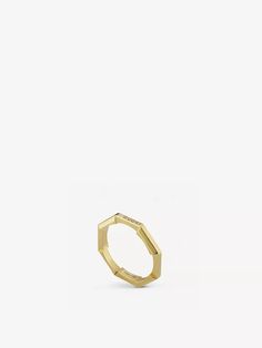 Romance doesn't have to involve grand gestures and showers of sparkling stones – at least, not to Gucci, which crafts its Link to Love collection as an exploration of modern romance in all its forms. Crafted from gleaming 18-carat yellow-gold, this slender ring is buffed to a high shine and subtly engraved with the Italian label's logo across the band. As for the irregular shape? it's made for stacking up with others from the collection. Modern Romance, Yellow Gold Rings, Gold Rings, Romance, Sparkle, Yellow Gold, Gucci, Band, Ring