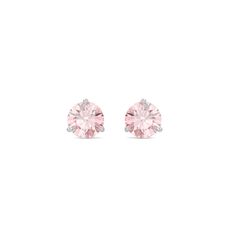 Top off your look with gold stud lab grown pink diamond earrings designed with a three-prong setting that lets light spill into blushing pink diamonds creating a subtle sparkle made to wear your way, every day. Each diamond is crafted to the highest standards and inscribed with an invisible mark of quality. Main | Centre Diamond Details:- Shape:-                ROUND Piece:-                  2 Weight:-              1.00 Carat Color:-                  FANCY PINK  Clarity:-                VS Setting Type:-   Prong The diamonds in jewelry are 100% natural in other words earth mined. our experienced craftsman cut and polished diamond after that casting fine jewelry. Presently our all jewelry is certified with an IGI lab certificate. Included:-  1. Luxury vintage-style jewelry box in wooden mat Luxury Brilliant Cut Pink Diamond Earrings, Pink Brilliant Cut Diamond Earrings, Classic Pink Diamond Earrings For Formal Occasions, Pink Brilliant Cut Earrings In Fine Jewelry Style, Classic Pink Sterling Silver Earrings, Pink Diamond Earrings With Prong Setting For Gift, Classic Pink Earrings For Anniversary, Pink Diamond Earrings With Prong Setting, Pink Diamond Earrings With Prong Setting For Anniversary