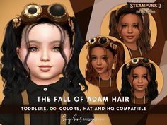 the fall of adam hair for toddlers, coors, and hg compatible