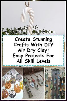 Unlock your creativity with DIY air dry clay! Our guide, "Create Stunning Crafts With DIY Air Dry Clay: Easy Projects For All Skill Levels," offers a variety of fun and simple projects that anyone can tackle. From elegant home decor to unique gifts, discover techniques that will elevate your crafting game. Perfect for beginners and seasoned crafters alike, this resource will inspire you to create beautiful, lasting pieces with ease. Dive into the world of air dry clay today! Air Dry Clay Easy, Diy Polymer Clay Crafts, Clay Easy, Clay Crafts Air Dry, Sculpture Clay, Clay Sculpture, Fashion Toys