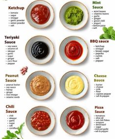 Types Of Sauces, Spicy Snacks Recipes, Tastemade Recipes, Vegetarian Fast Food, Bumbo, Sweet Dishes Recipes