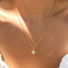 Embrace your inner princess with our Cassie Necklace. She features a gold filled chain, which makes it an elegant everyday necklace. Its dainty opal sun charm easily adds a pop of color to any outfit, ensuring you always stand out. This shiny piece is perfect for necklace layering or equally beautiful worn alone. Best of all, this necklace is tarnish free! • Single Gold filled chain (of choice) with charm• Gold Filled• Bead Chain Length: 20"• Twist Chain Length: 16" + 1" extender (to make adjust Sun Charm, Princess Necklace, Normal Body, Steel Gifts, Gold Sun, Necklace Layering, Everyday Necklace, Bead Chain, Opal Necklace