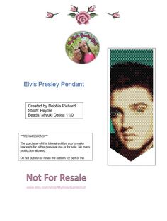 an image of elvis presley is shown on the back of a card with flowers and leaves