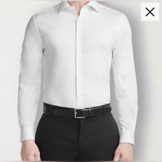 Brand New With The Tags Attached. Good Condition! Neck Is 17-17.5 And Chest Is 34-35 (Xl). Slim Fit Dress Shirts, Slim Fit Dresses, Van Heusen, Mens Vans, Wrinkle Free, Mens Shirt Dress, Dress Shirts, Shirt Color, Dress Shirt