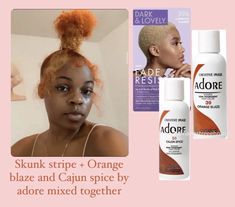 Elegant and Easy Orange Hair Colors for Starters Adore Orange Blaze Hair Color, Cajun Spice Locs, Teal Curly Hair, Cajun Spice Hair Color, Ginger Dye, Orange Hair Colors, Ginger Hair Dye, Orange Yellow Hair, Ginger Orange Hair