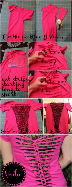 how to make a dress out of an old t - shirt