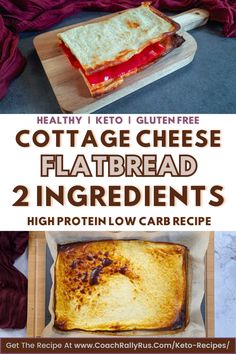 the recipe for cottage cheese flatbread 2 ingredients high protein low carb recipe