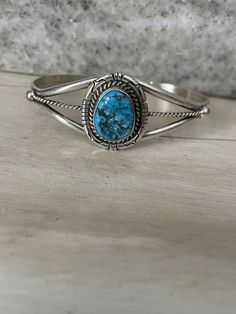 Classic Turquoise Cuff Bracelet Gift, Antique Turquoise Bangle Cuff Bracelet, Handmade Turquoise Vintage Cuff Bracelet, Silver Baby Bracelet, Vintage Turquoise Sterling Silver Cuff Bracelet, Vintage Cuff Bracelet, Essential Oil Necklaces, Vintage Nickel-free Turquoise Cuff Bracelet, Lexington Ky