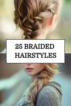 25 different braided hairstyles. Fall Braided Hairstyles, New Braid Hairstyles, Fall Braids, Gorgeous Braids, Braiding Your Own Hair, Hair To One Side, Hairstyles For Girls