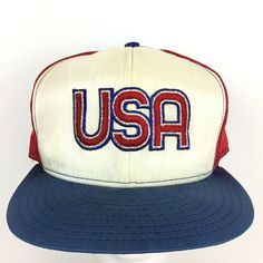 Vintage 70's 80's USA Super Satin AJD Cap Pinwheel Color Block Patch Logo Snap Back Trucker Baseball Dad Hat BUY IT NOW! Please feel free to ask any questions you have about this item, I am here to make sure you are happy with your purchase. #HAT82 Vintage Yellow Baseball Cap Trucker Hat, Vintage Yellow Trucker Baseball Cap, Vintage Yellow Snapback Trucker Hat, Vintage Yellow Snapback Baseball Cap, Vintage Yellow Trucker Hat, Yellow Vintage Trucker Hat, Vintage White Trucker Hat With Short Brim, White Retro Snapback Hat With Short Brim, American Style White Cap Hat