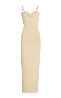 Sierra Charm-Detailed Ribbed-Knit Midi Dress By Jacquemus | Moda Operandi