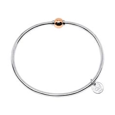 "This single ball Cape Cod inspired Bracelet is designed with simplicity, but durable so it can always be worn. Handcrafted in sterling silver with a 14k rose gold ball, this bracelet is a great start or addition to your current jewelry collection. The ball screws to open and close the bracelet. It's meant to fit more snug than loose, and worn during most times. Available in multiple sizes. The sterling silver is also rhodium coated to prevent tarnishing. This is a solid sterling silver bracelet Gold Cape Cod Bracelet, Cape Cod Bracelet, Gold-tone Bracelet With Lobster Clasp For Formal Occasions, Gold-toned Sterling Silver Round Pearl Bracelet, Cheap Bracelets, Buzzards Bay, Sterling Silver Bracelet, Cape Cod, Alex And Ani Charm Bracelet