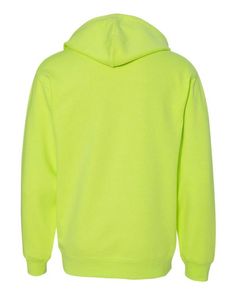 Midweight Hooded Sweatshirt - SAFETY YELLOW - L | Independent Trading Co. Midweight Hooded Sweatshirt in Safety Yellow Size Large | Cotton/Polyester Blend King Fashion, Blank Apparel, Camo Colors, Heather White, Alternative Outfits, Athletic Fashion, Columbia Sportswear, Pullover Men, American Apparel