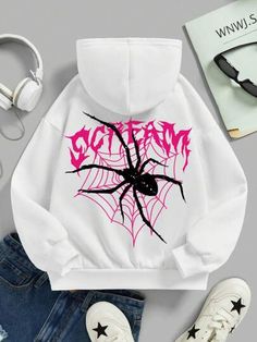 Cartoon Coat, Girls Sweatshirts, Loose Clothing, Women Hoodies, Kids Cartoon, Loose Outfit, Girl Sweatshirts, Solid Tops, Teen Girls