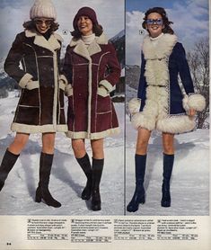 Winter Ski Fashion, Vintage Winter Fashion, 70s Outfits Ideas, Space Age Fashion, Ebony Magazine, Retro Ski