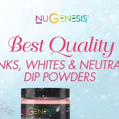 NuGenesis Nails on Instagram: "NuGenesis offers a wide range of dip powders, including classic white, versatile pinks, and elegant neutral shades ❄️ 

These dip powders are known for their long-lasting wear, vibrant colors, making them a favorite among nail salons and nail techs 💅🏻 

Visit us at www.nugenesisnails.com to learn more! 

#nugenesis #nugenesisnails #dippowder #dipnails #dippowdernails #dipmanicure #nailtech #winternails" Neutral Shades, Nail Salons, Nail Salon, Classic White