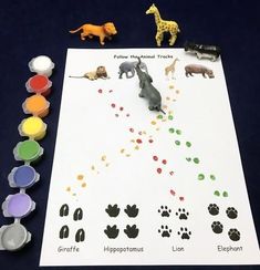 an animal themed activity for kids to play with