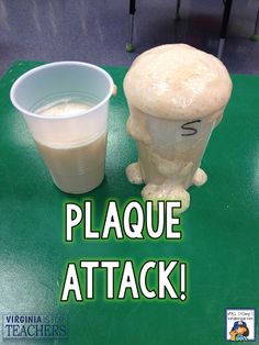 Virginia is for Teachers: Plaque Attack... an Experiment for Dental Health Month! Health Unit, Coconut Health Benefits, Health Lessons, Preschool Science