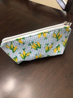 "Meet the little pouch that can hold so much! Use this for (dry) snacks, makeup brushes, pens/highlighters, meds on-the-go, and everything in between! Made of soft quilt cotton on the inside and out and a smooth-as-butter zipper, you can't go wrong. *Bag measures approximately 3\" in height, 7 1/2\" in length, and 2\" in depth" Soft Quilt, Dry Snacks, Pen Pouch, Snack Bags, Toiletry Storage, Cosmetic Bags, Cotton On, Zipper Pouch, Makeup Brushes