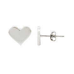 This jewelry pair of small post heart earrings feature a secure post and friction backs. They have a comfortable fit and are the perfect size. They are crafted sterling silver. Size: one size. Color: Metal Type. Gender: female. Age Group: adult. Heart Stud Earrings, Heart Studs, Heart Earrings Studs, Sterling Silver Heart, Heart Earrings, Silver Heart, Types Of Metal, Sterling Silver Earrings, Gender Female