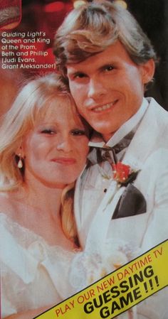 a magazine cover with a young man and woman in wedding attire on it's front