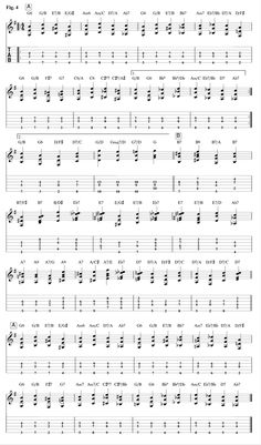 sheet music for guitar with the words,'i am not sure how to play this song