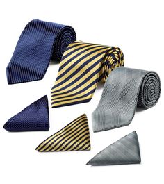 PRICES MAY VARY. 【3 Pcs Tie Sets】Three different styles of tie and pocket square set, Made from woven microfibre, that is soft, rich in color, and beautiful to feel. The stitching and thread are gorgeous. good quality interlining makes our ties heavy weighted and elastic, which are easily designed for a perfect knot. High quality control makes our tie can be used for a long time. 【Design】These neckties use a subtle and simple pattern, such as paisley, floral, plaid, stripes, polka dots, and othe Business Elegant, Necktie Set, Gifts For Pastors, Look Formal, Mens Ties, Ties For Men, Tie Pattern, Men Classic, Elegant Man