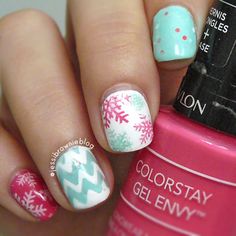 Holiday Toes, Dec Nails, Winter Snowflake Nails, Inspirational Nails, Christmas Gel, Winter Manicure, Picture Polish, Christmas Gel Nails, Nail Design Inspiration