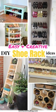 shoe rack ideas that are easy and creative