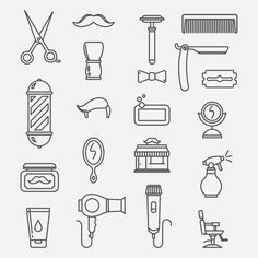 different types of hair products and accessories