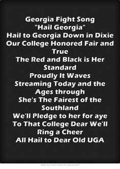 Georgia Fight Song Georgia Bulldogs Quotes, Ga Football, Bulldog Football, Bulldog Wallpaper, Georgia Bulldawgs, Georgia Style