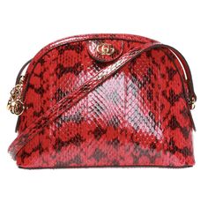 Brand: Gucci Condition: Brand New With Cards, Dust Bag And Box! Retails For Over $3k! 100% Authentic Crafted In Red And Black Snakeskin, This Gucci Shoulder Bag Has A Domed Shape That Recalls Vintage Designs. The Double Gan Archival Codeappears Atop A Leather Tab Detail And On The Zipper Pull. Red And Black Snakeskin Leather Gold-Toned Hardware Double G Zipper Pullers With Double G Charms Interior Open Pocket Adjustable Shoulder Strap With 17.3-20in Drop. Can Be Used As Cross-Body Strap. Zipper Gucci Red Evening Bag, Red Gucci Evening Bag, Luxury Red Gucci Bag, High-end Red Bags With Gold-tone Hardware, Adjustable Strap Bag, Tan Leather Tote, Designer Red Bags With Gold-tone Hardware, Red Gucci Shoulder Bag With Gold-tone Hardware, High-end Red Shoulder Bag With Branded Hardware