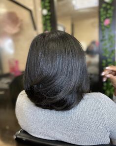 Silk Press Natural Hair 4c, Short Silk Press Natural Hair, Old Silk Press, Silk Press Natural Hair Styles, Short Silk Press, 4c Styles, Natural Hair Bob Cut, Natural Hair 4c, Healthy Black Hair