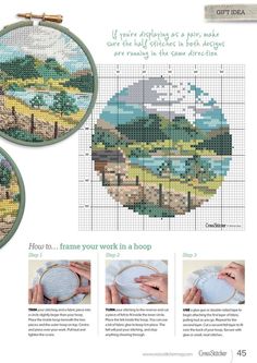 Colourwork Knitting, Cottagecore Crafts, Counted Cross Stitch Patterns Free, Embroidery Cases, Cat Cross Stitches, Intarsia Patterns, Cross Stitch House, Cross Stitch Landscape, Subversive Cross Stitch