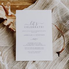 Discover the perfect printed decor for your special day on our Zazzle store. Minimal Leaf | Dusty Purple Let's Celebrate Invitation From invitations to menus and guest cards, we have everything you need to create an unforgettable atmosphere! 💍✨

📌 Click to explore our collection and find your perfect match!

#WeddingPrints #WeddingDecor #Zazzle #Wedding Pre Wedding Party Invitations, Minimalist Reception, Elegant Engagement Party, Friends Dinner, Elopement Reception, Plum Wedding, Simple Engagement, Wedding After Party