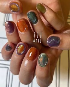 Amazon Beauty, Hippie Nails, Subtle Nails, Simple Gel Nails, Summery Nails, Crazy Nails, Pretty Gel Nails, Short Nail, Thanksgiving Nails