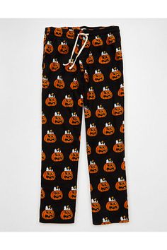 Soft flannel/Drawstring waist/Elasticized cuffs Minion Pajama Pants, Fall Pj Pants, Halloween Pjs Women, Halloween Pj Pants, Halloween Pajama Pants, Halloween Pjs, White Jeans Men, Womens Pjs, Athletic Fit Jeans