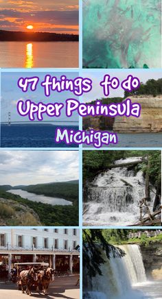 Upper Peninsula Michigan Attractions Michigan Upper Peninsula Road Trip, Michigan Waterfalls, Hiawatha National Forest, North Country Trail, Travel Michigan, Michigan State Parks, Upper Peninsula Michigan, Michigan Road Trip, Isle Royale National Park