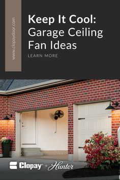 Are you a fan of collabs? We're partnering with Hunter Fan Company to take comfort and design to a new level! Imagine, elevating your home with items that not only make a statement, but also provide seamless functionality. Dive into the details on our blog and discover how our collaboration with Hunter can transform your living experience. Ceiling Fan Ideas, Garage Ceiling Fan, Fan Ideas, Garage Ceiling, Ceiling Fan Installation, Garage Door Insulation, Wall Mounted Fan, Indoor Fans, Garage Dimensions
