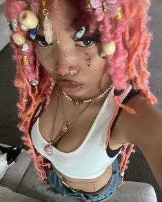 Bugged Out 111, Pink Dreads, Creative Hair Color, Quick Braided Hairstyles