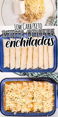 an image of enchiladas with text overlay