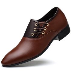 Looking for a fashionable pair of men's shoes. Then look no further. These stylish, hip and debonair Chase Driver casual shoes are a dream come true. Made from patent leather material, rubber and PU, these shoes are known to be durable and comfortable. Get your pair today!! Specifications Upper Material: Patent LeatherShoes Type: OxfordsPattern Type: BorderedInsole Material: Cow SplitFit: Fits true to size, take your normal sizeLining Material: PUToe Shape: Pointed ToeOutsole Material: RubberCl Dark Brown Dress Shoes, Brown Oxford Shoes, Business Casual Shoes, Leather Formal Shoes, Brown Dress Shoes, Brown Leather Shoes, Black Dress Shoes, Oxford Dress Shoes, Business Shoes