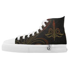 Pinstripe High-Top Sneakers | Zazzle.com Throwback Black High-top Custom Sneakers, Black High-top Vans Custom Sneakers, Custom Black High-top Sneakers For Skateboarding, High-top Custom Synthetic Sneakers For Skateboarding, High-top Multicolor Custom Sneakers For Skateboarding, Pinstriping, Shoe Print, Converse High Top Sneaker, Golden Goose Sneaker