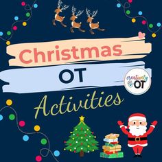 Christmas printable and activity ideas that are no or low prep to use in your occupational therapy or speech therapy sessions! These activiteis work to address visual motor, visual perceptual, fine motor, and direction following skills with easy to use resources and activity ideas. Christmas Occupational Therapy, Christmas Printable, Activity Ideas, Therapy Activities, Speech Therapy, Teacher Store, Christmas Printables