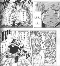 an anime story page with two different scenes