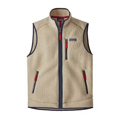 M's Retro Pile Vest, El Cap Khaki (ELKH) Patagonia Retro Pile Fleece, Patagonia Retro Pile, Vest Patagonia, Mens Fleece Vest, Patagonia Retro, Chaleco Casual, Vests Mens, Fleece Vest, Saws